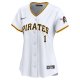 Women's Pittsburgh Pirates Nike White #1 Mom Home Limited Jersey