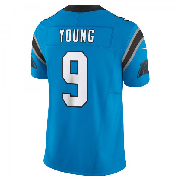 Men's Carolina Panthers Bryce Young Nike Blue  Vapor F.U.S.E. Limited Jersey