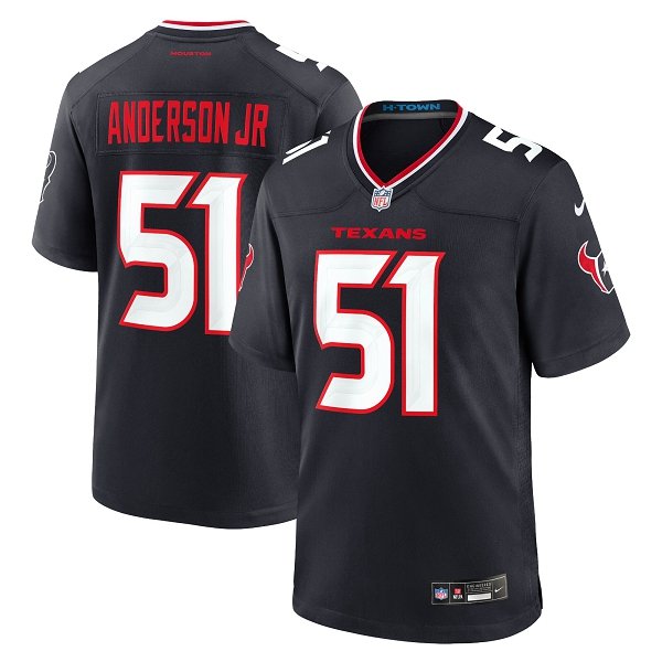 Men's Houston Texans #51 Will Anderson Jr.Nike Navy Limited Jersey