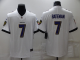 Men's Baltimore Ravens #7 Rashod Bateman White 2022 NFL New Draft Vapor Limited Jersey