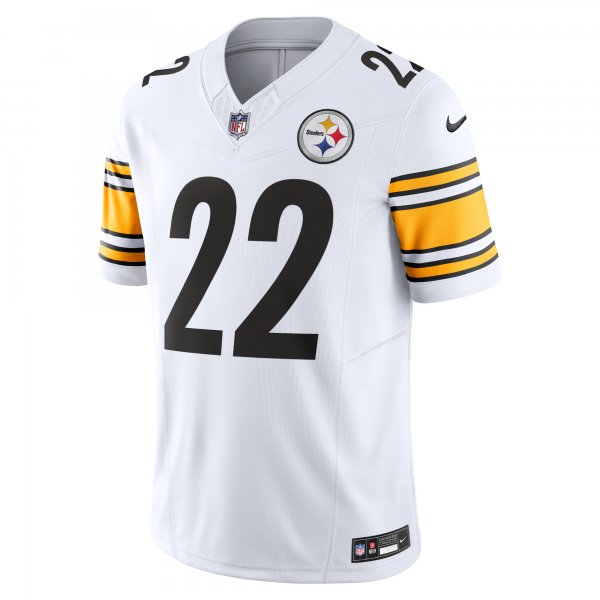 Men's Pittsburgh Steelers Najee Harris Nike White Vapor F.U.S.E. Limited Jersey