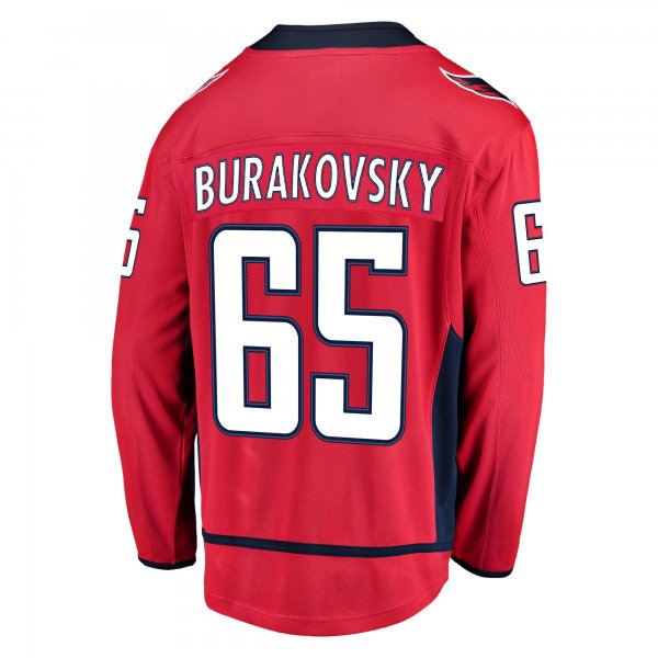 Men's Washington Capitals Andre Burakovsky Fanatics Red Breakaway Home Player Jersey