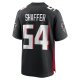 Men's Atlanta Falcons Justin Shaffer Nike  Black  Game Jersey