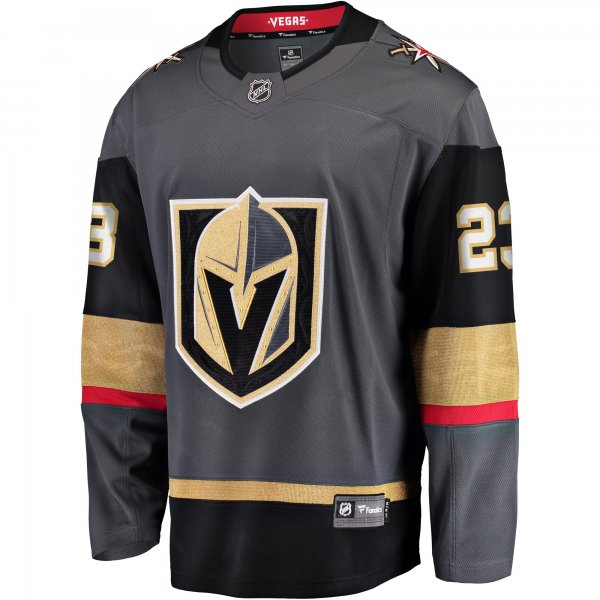 Men's Vegas Golden Knights Alec Martinez Fanatics Gray Breakaway Alternate Player Jersey