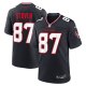 Men's Houston Texans Cade Stover Nike  Navy Game Jersey