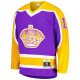 Men's Los Angeles Kings Dave Taylor Mitchell & Ness Purple  1980/81 Blue Line Player Jersey