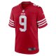 Men's San Francisco 49ers Brayden Willis Nike Scarlet Team Game Jersey