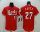 Men's Cincinnati Reds #27 Trevor Bauer Red Stitched MLB Flex Base Nike Jersey