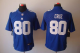 Nike New York Giants #80 Victor Cruz Royal Blue Team Color Men's Stitched NFL Limited Jersey