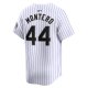 Men's Colorado Rockies Elehuris Montero Nike White Home Limited Player Jersey