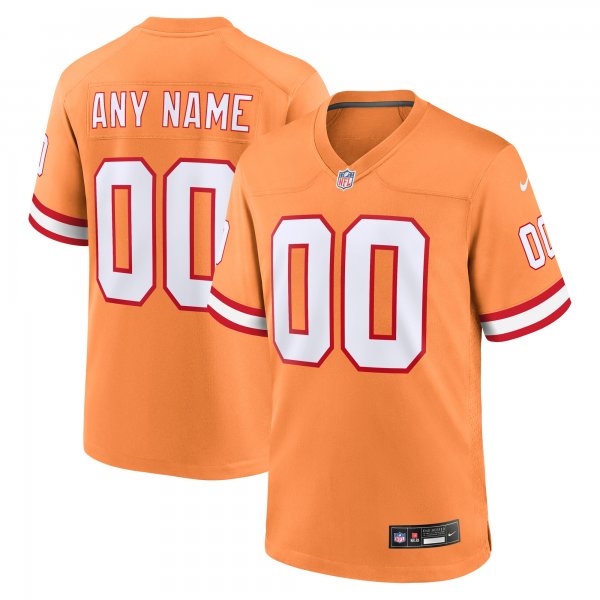 Men's Tampa Bay Buccaneers Nike Orange Custom Throwback Game Jersey