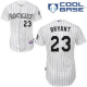 Men's Colorado Rockies #23 Kris Bryant White Cool Base Stitched MLB Jersey