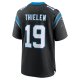 Men's Carolina Panthers Adam Thielen Nike Black Team Game Jersey