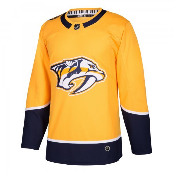 Men's Nashville Predators adidas Gold Home Blank Jersey