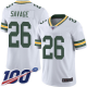 Green Bay Packers #26 Darnell Savage White Men's Stitched NFL 100th Season Vapor Limited Jersey