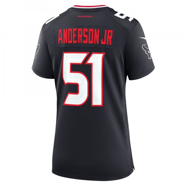 Women's Houston Texans Will Anderson Jr. Nike Navy Game Jersey