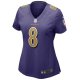 Women's Baltimore Ravens Lamar Jackson Nike Purple Alternate Game Player Jersey