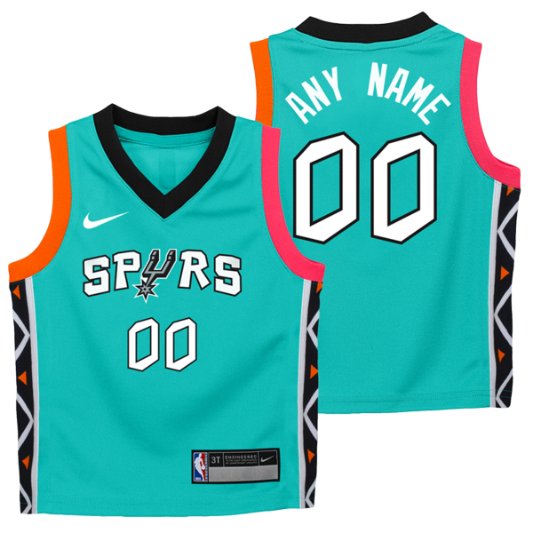 Youth San Antonio Spurs Nike 2022 City Edition Custom Jersey