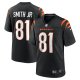 Men's Cincinnati Bengals Irv Smith Jr. Nike Black Game Jersey