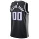 Men's Sacramento Kings Nike Black Swingman Custom Jersey - Statement Edition