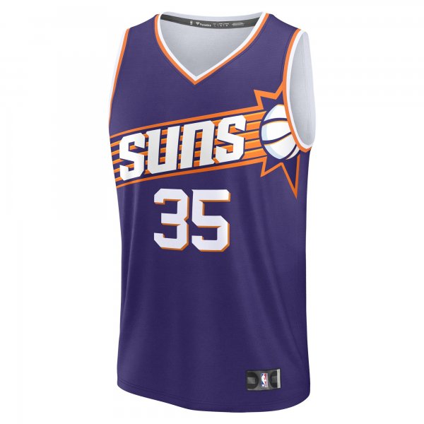 Men's Phoenix Suns Kevin Durant Fanatics Purple Fast Break Replica Player Jersey - Icon Edition