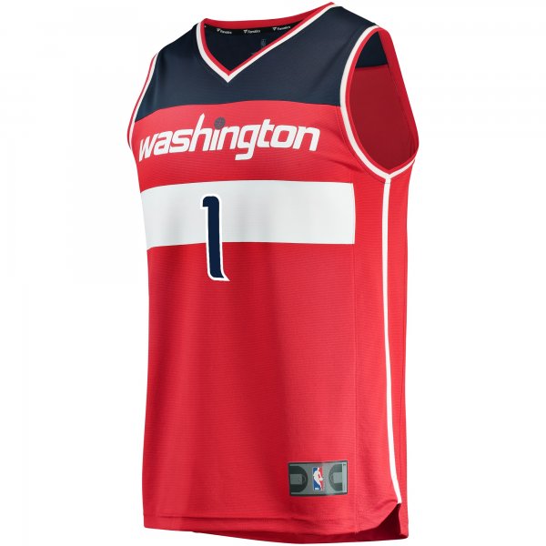 Men's Washington Wizards Johnny Davis Fanatics Red Fast Break Replica Player Jersey Icon - Edition