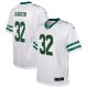 Youth New York Jets Michael Carter Nike Legacy White Game Jersey