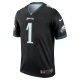 Men's Philadelphia Eagles Jalen Hurts Nike Black Legend Jersey