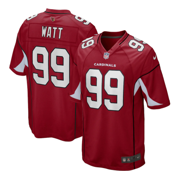 Men's Nike Arizona Cardinals #99 J.J.Watt Cardinal NFL Game Jersey