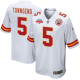 Tommy Townsend #5 Kansas City Chiefs Super Bowl LVII Champions 3 Stars Men's Game White NFL Jersey