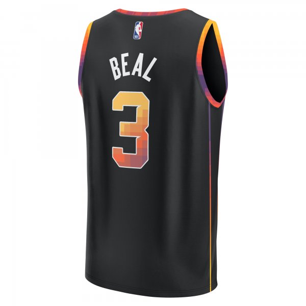 Men's Phoenix Suns Bradley Beal Fanatics Black Fast Break Player Jersey - Statement Edition