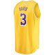 Youth Los Angeles Lakers Anthony Davis Fanatics Gold Fast Break Player Jersey - Icon Edition