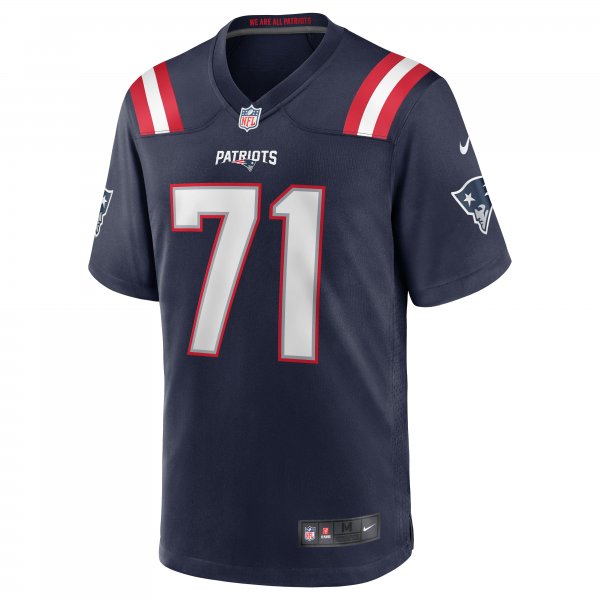 Men's New England Patriots Mike Onwenu Nike Navy Team Game Jersey