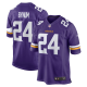 Men's Minnesota Vikings #24 Camryn Bynum Nike Purple Player Game Jersey