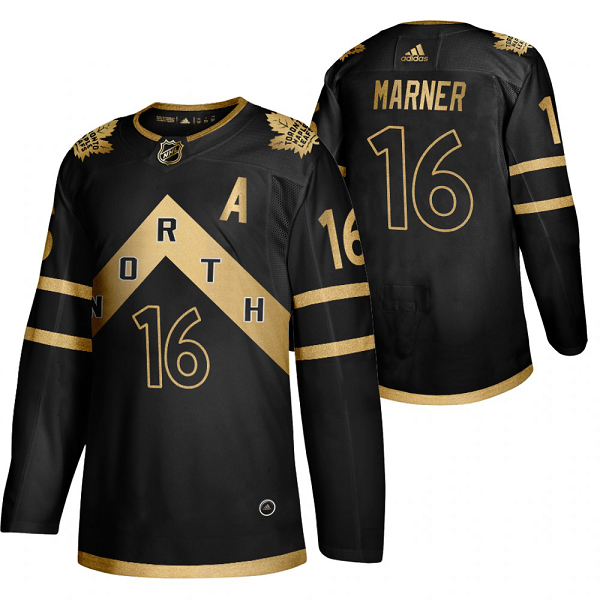 Men's Adidas Toronto Maple Leafs #16 Mitch Marner 2020 City Edition Black Jersey