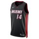 Unisex Miami Heat Tyler Herro Nike Black Swingman Jersey - Icon Edition