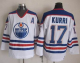 Edmonton Oilers #17 Jari Kurri White CCM Throwback Stitched NHL Jersey