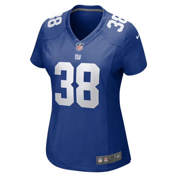 Women's New York Giants Kaleb Hayes Nike  Royal  Game Jersey