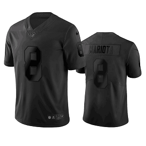 Men's Las Vegas Raiders #8 Marcus Mariota Black City Edition Vapor Limited Jersey