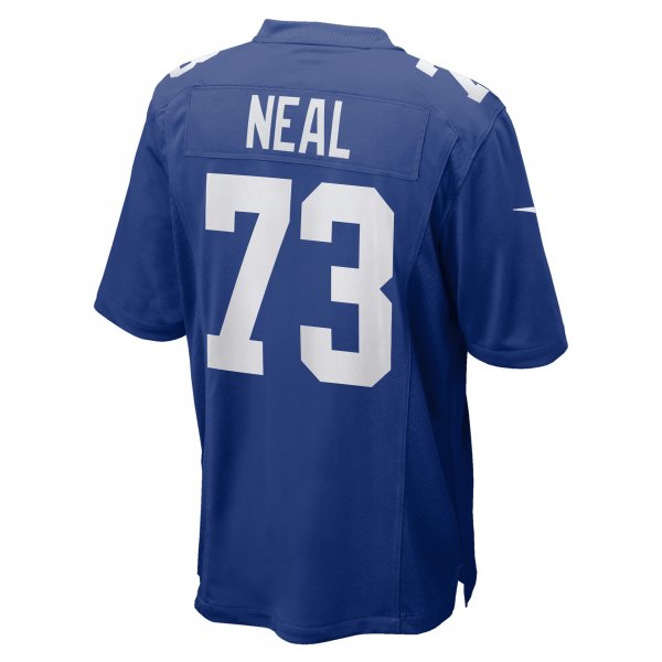 Men's New York Giants Evan Neal Nike Royal Player Game Jersey