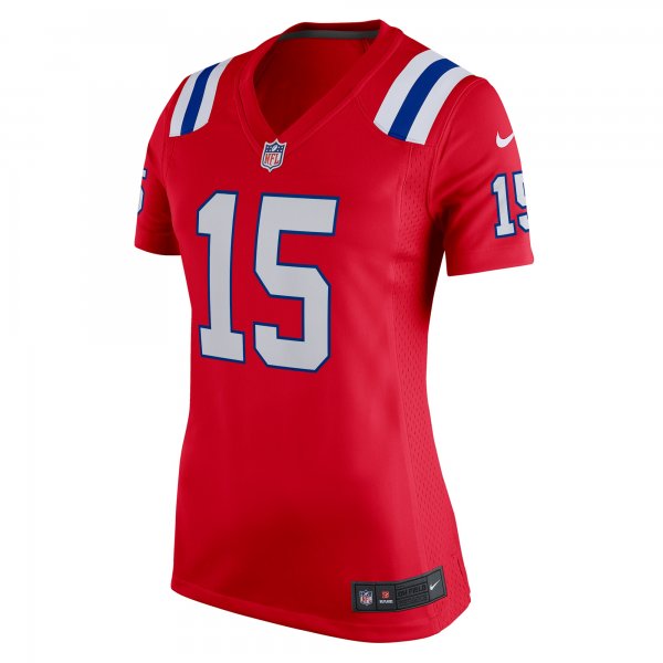 Women's New England Patriots Ezekiel Elliott Nike Red Alternate Game Player Jersey