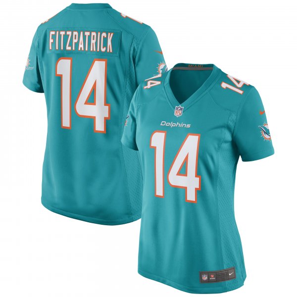 Women's Miami Dolphins Ryan Fitzpatrick Nike Aqua Game Jersey