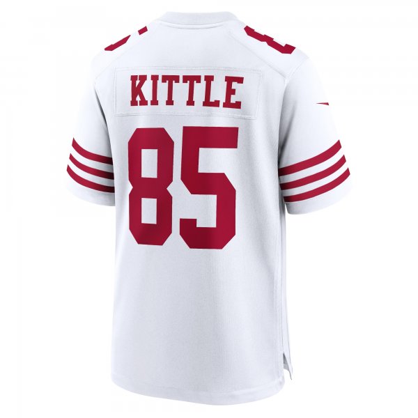 Men's San Francisco 49ers George Kittle Nike White Player Game Jersey