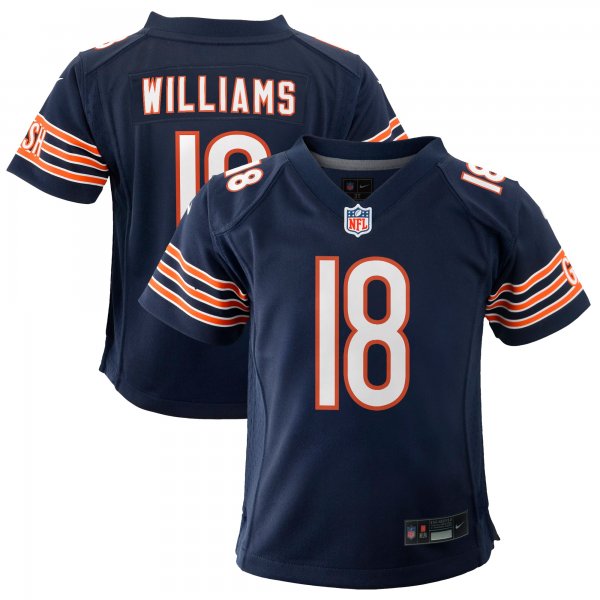 Youth Chicago Bears Caleb Williams Nike Navy 2024 NFL Draft First Round Pick Player Game Jersey