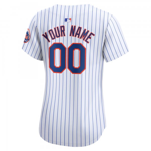 Women's New York Mets Nike White Home Limited Custom Jersey