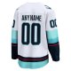 Men's Seattle Kraken Fanatics White Away Breakaway Custom Jersey