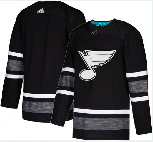 Men's Adidas St. Louis Blues 2019 NHL All-Star Black Game Pro Parley Jersey