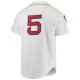 Men's Boston Red Sox Nomar Garciaparra Mitchell & Ness White 1997 Cooperstown Collection Jersey