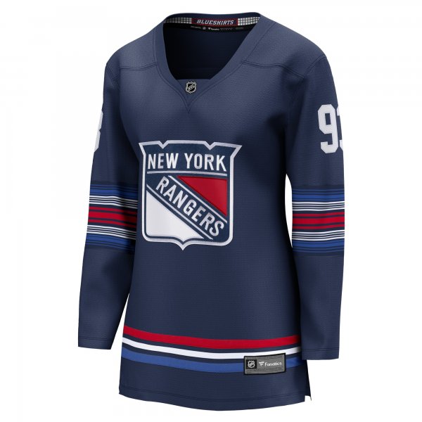 Women's New York Rangers Mika Zibanejad Fanatics Navy Alternate Premier Breakaway Player Jersey