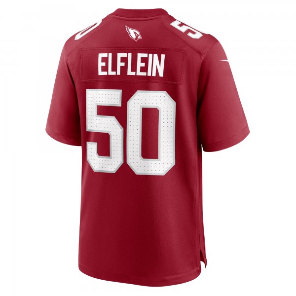 Men's Arizona Cardinals Pat Elflein Nike  Cardinal Team Game Jersey